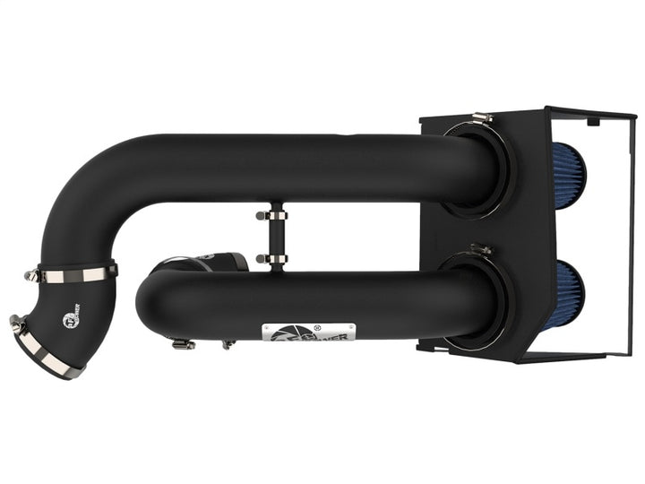 aFe Magnum FORCE Stage-2 Pro 5R Cold Air Intake System 15-17 Ford F-150 V6 2.7L (tt) - Bull Strap