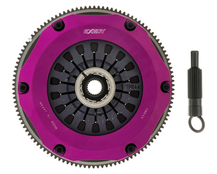 Exedy 08-15 Mitsubishi Evo X 4B11T 2.0L Twin-Organic Clutch Kit - Bull Strap