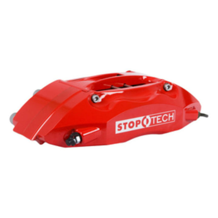 StopTech 91-05 Acura NSX Rear BBK w/Red ST-40/10 Calipers Slotted 328x28mm Rotors - Bull Strap