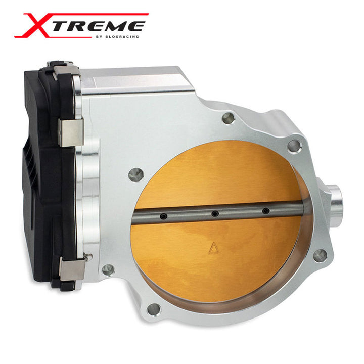 BLOX Racing 2015+ Dodge Hellcat / Jeep Trackhawk 6.2L 105mm Electronic Billet Throttle Body - Silver - Bull Strap