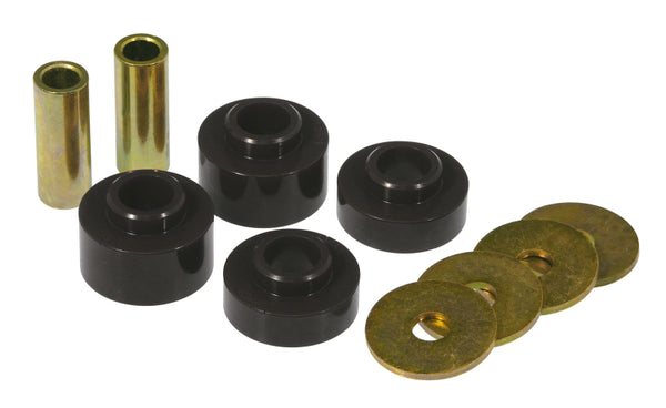 Prothane 99-04 Ford Mustang Cobra IRS Diff Bushings - Black - Bull Strap