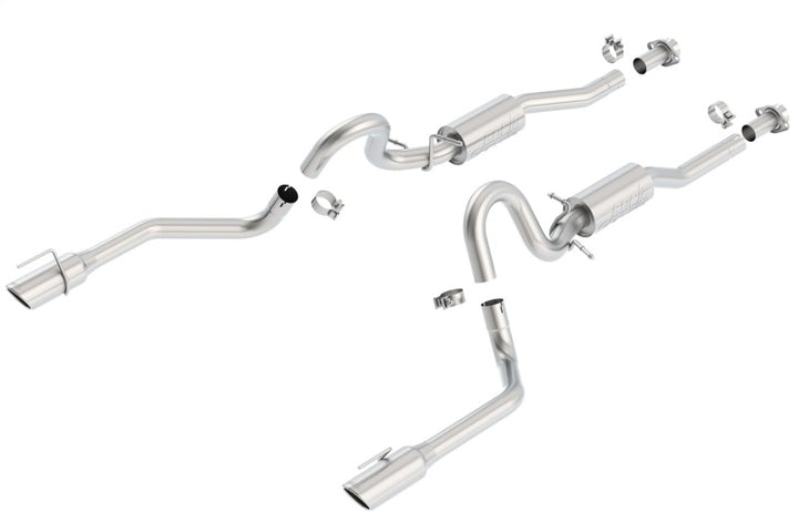 Borla 99-04 Ford Mustang 4.6L V8  Catback Exhaust - Bull Strap