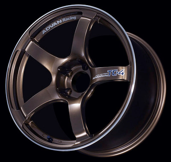Advan TC4 17x9.0 +45 5-114.3 Umber Bronze Metallic & Ring Wheel - Bull Strap