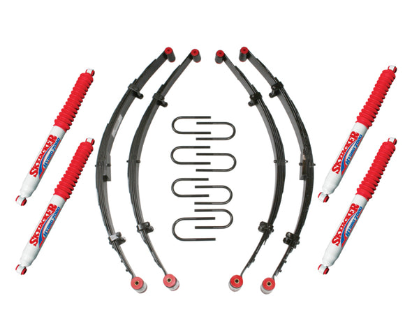 Skyjacker 4" KIT,76-86 CJ W/4 HYDROS - Bull Strap