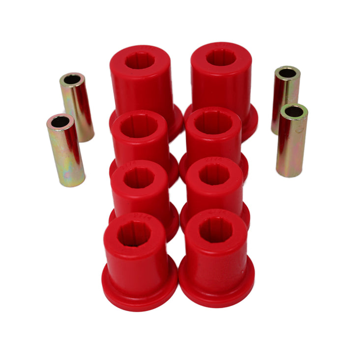 Energy Suspension 03-09 Lexus GX470 / 03-09 Toyota 4Runner 2WD/4WD Red Front Control Arm Bushing Set - Bull Strap