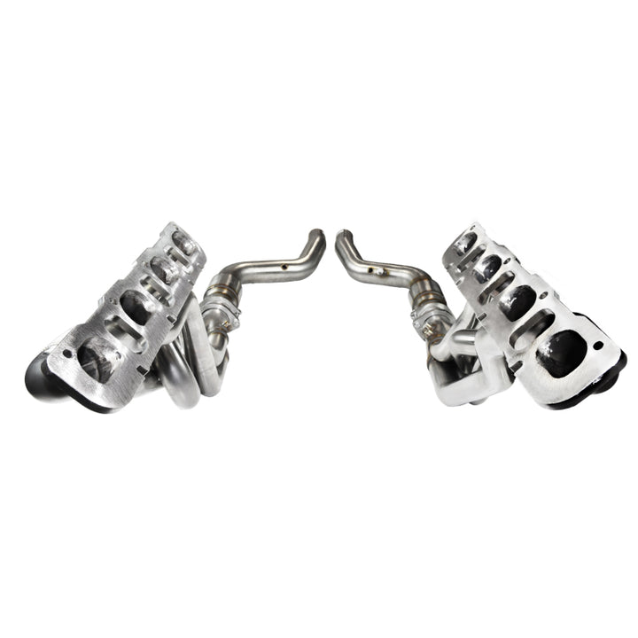 Kooks 06-15 Dodge Charger SRT8 1 7/8in x 3in SS Headers w/ Catted SS Connection Pipes - Bull Strap