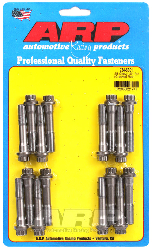 ARP Chevy Small Block SLI Cracked Rod Rod Bolt Kit - Bull Strap