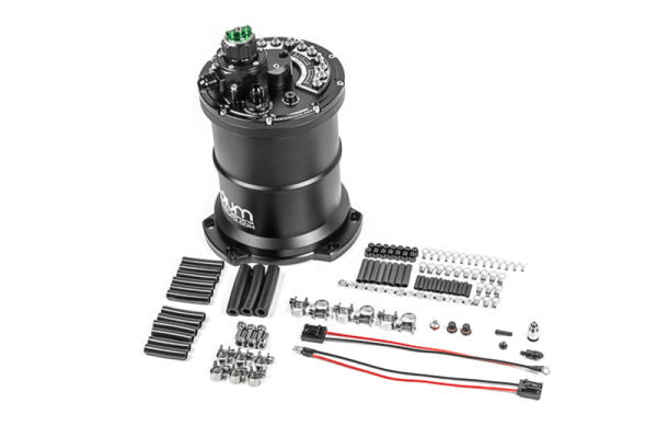 Radium Multi-Pump Fuel Surge Tank Fits Walbro GSS342 / AEM 50-1200 / DW DW440 (Pumps Not Included) - Bull Strap