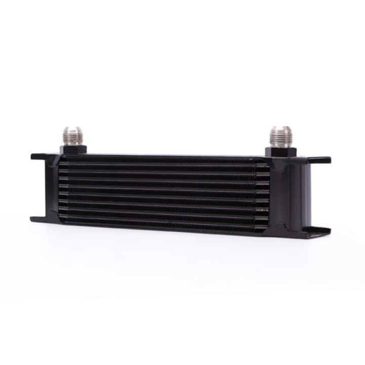 Mishimoto Universal 10 Row Oil Cooler Kit (Metal Braided Lines) - Bull Strap