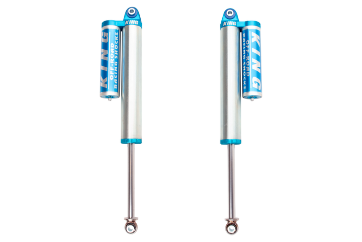 King Shocks 07-18 Chevrolet/GMC Silverado/Sierra 1500 Rear 2.5 Dia Piggyback Res Shock (Pair) - Bull Strap