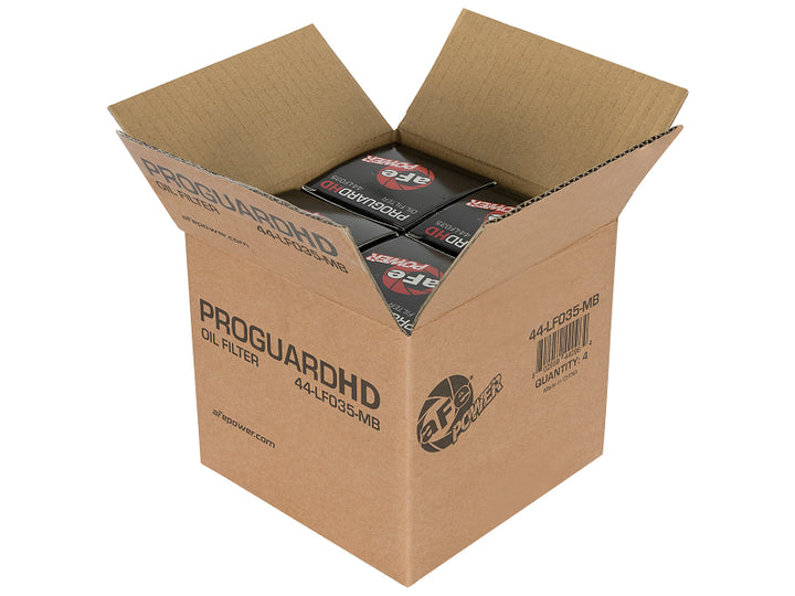 aFe Pro GUARD HD Oil Filter (4 Pack) RAM 1500 EcoDiesel 14-16 V6-3.0L (td) - Bull Strap