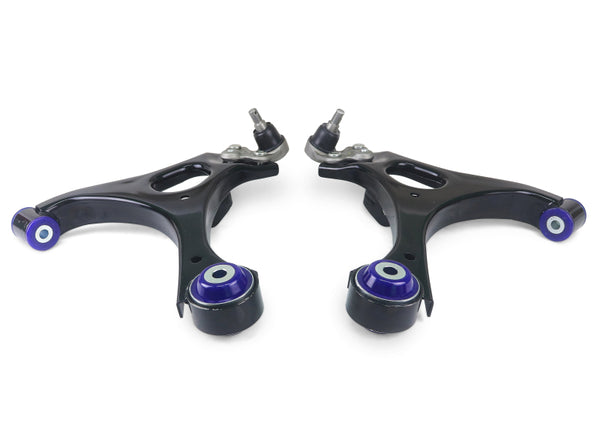 SuperPro 06 Honda Civic DX Front Lower Control Arm Set W/ Bushings - Bull Strap
