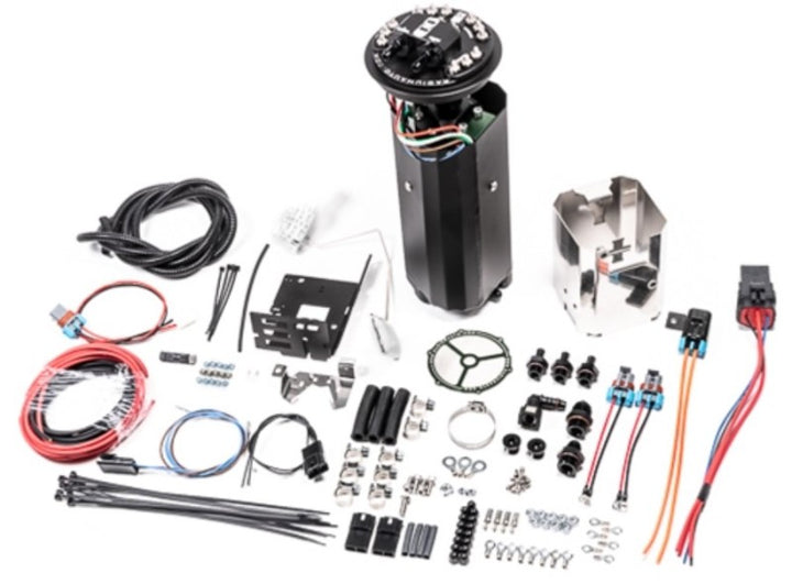 Radium Nissan R32 GT-R Fuel Hanger Surge Tank Walbro F90000274 - Pumps Not Included - Bull Strap
