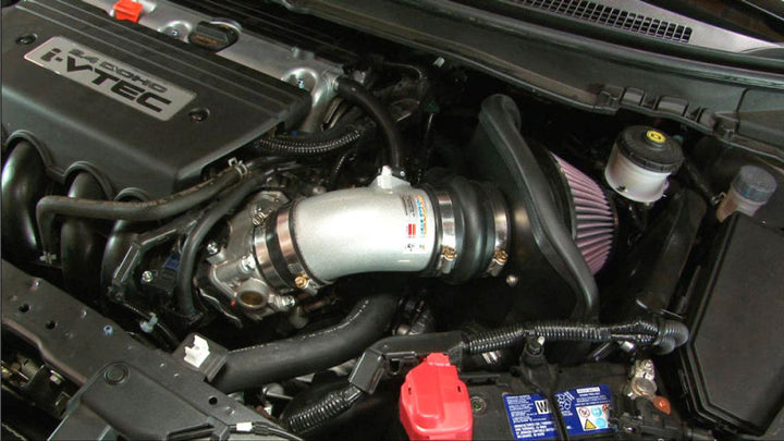 K&N 12 Honda Civic Si 2.4L L4 Silver Typhoon Intake - Bull Strap