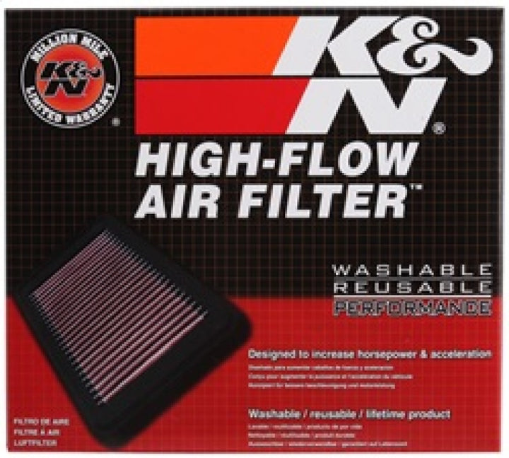 K&N 2019 Subaru WRX STI 2.5L F/I Replacement Air Filter - Bull Strap