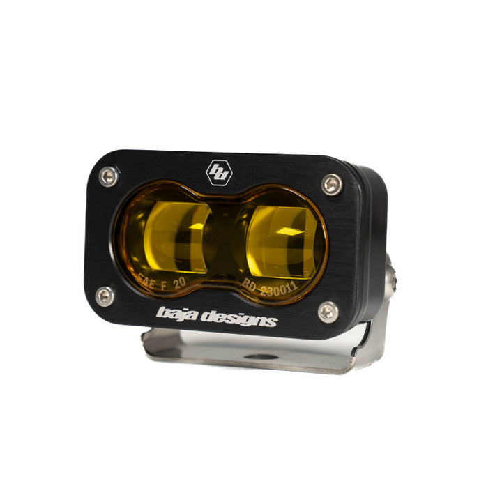 Baja Designs 2023+ Toyota Sequoia S2 SAE OEM Fog Light Replacement Kit - Amber - Bull Strap