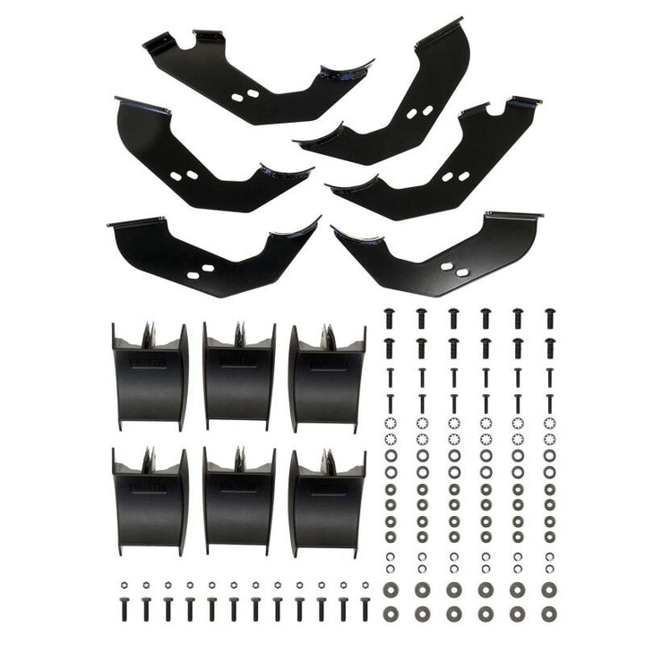 Westin 24-25 Toyota Tacoma Double Cab PRO TRAXX 4 Oval Nerf Step Bars - Black - Bull Strap