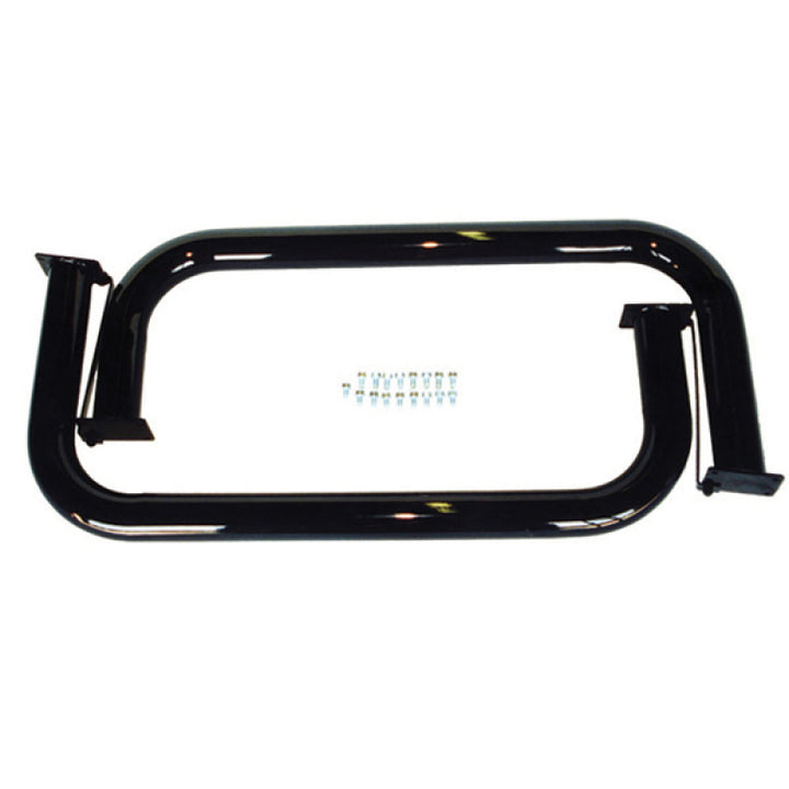 Rugged Ridge Nerf Bars Black 76-86 Jeep CJ7 - Bull Strap