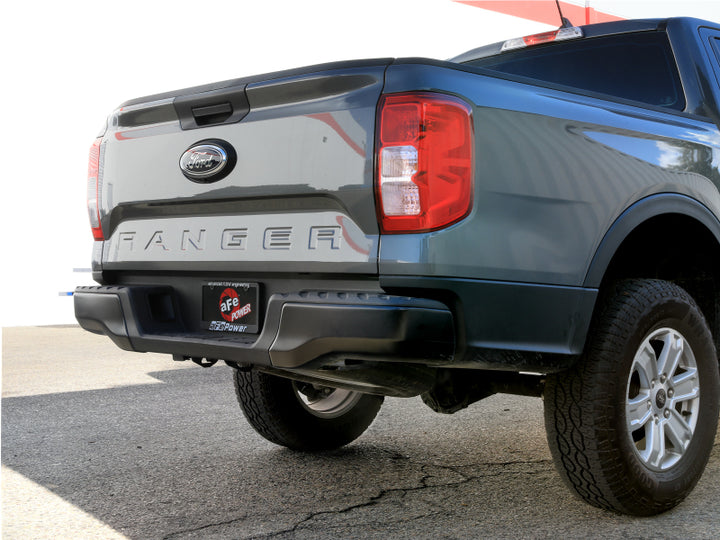 aFe 2024+ Ford Ranger L4-2.3L (t) Vulcan Series 2.5in Cat-Back Exhaust - Bull Strap