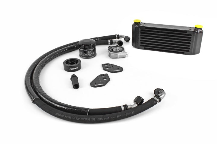 PERRIN 13-20 Subaru BRZ / Scion FR-S / Toyota 86 Engine Oil Cooler Full Kit - Bull Strap