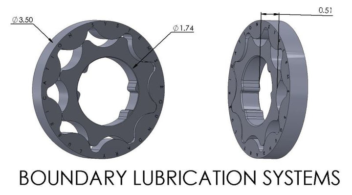Boundary 05-14 Ford Modular Motor/Shelby GT500 3V 4.6L/5.4L V8 Billet Oil Pump Gear - Bull Strap