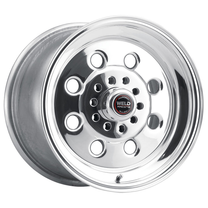 Weld Draglite 15x8 / 5x4.5 & 5x4.75 BP / 5.5in. BS Polished Wheel - Non-Beadlock - Bull Strap