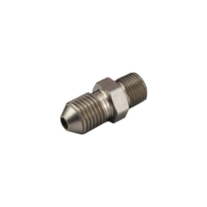 Turbosmart 1/8in NPT to -4AN SS Male Fittings - Bull Strap