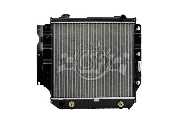 CSF 03-06 Jeep Wrangler 2.4L OEM Plastic Radiator - Bull Strap