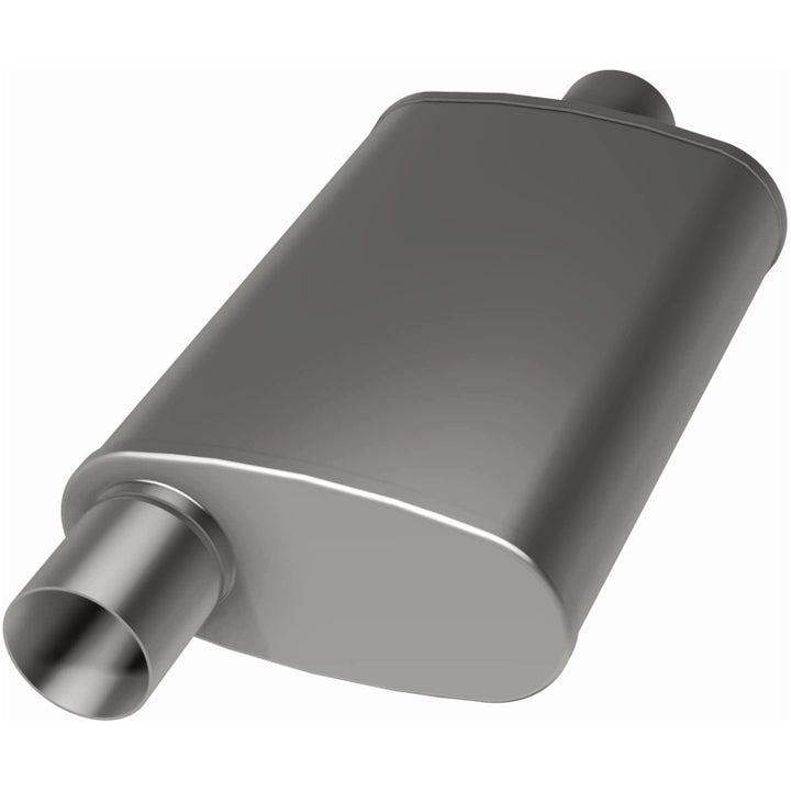 MagnaFlow Muffler Mag SS 18X5X8 2.5 O/C - Bull Strap
