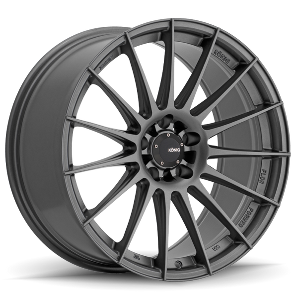 Konig Rennform 18x8 5x112 ET45 Matte Grey - Bull Strap