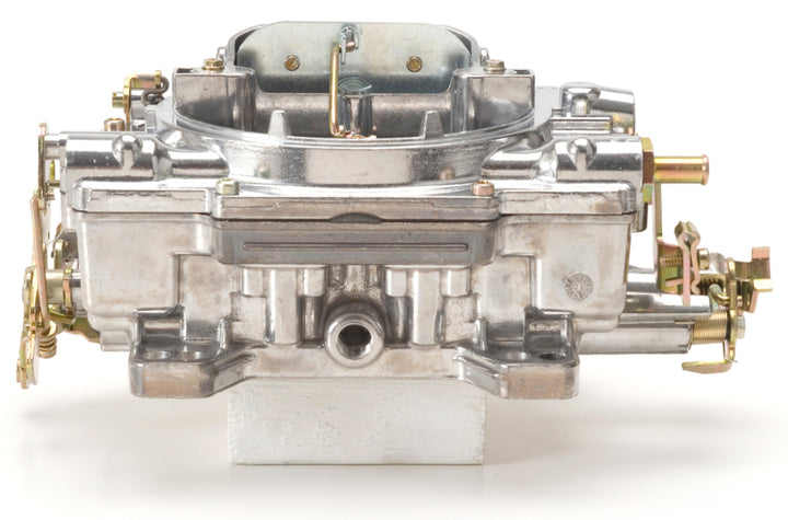 Edelbrock Carburetor Performer Series 4-Barrel 600 CFM Manual Choke Satin Finish - Bull Strap