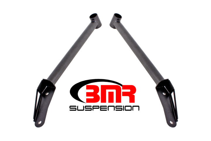 BMR 16-17 6th Gen Camaro Front Of Rear Cradle Brace - Black Hammertone - Bull Strap