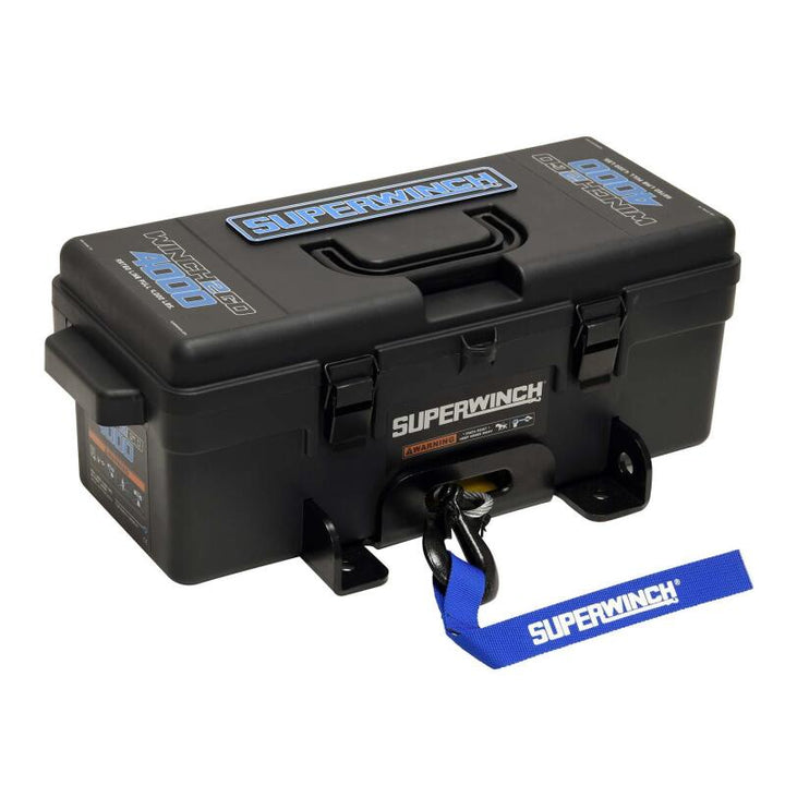 Superwinch 4000 LBS 12V DC 3/16in x 50ft Steel Rope Winch2Go Steel Rope - Bull Strap