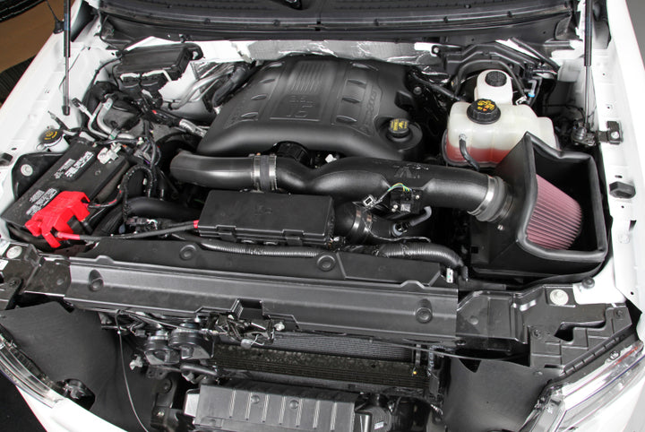 K&N 11-14 Ford F-150 3.5L V6 Performance Intake Kit - Bull Strap