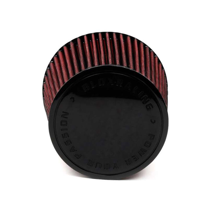 BLOX Racing Performance Filter Kit w/ 3.0inch  Velocity Stack Air Filter and 3.0inch Silicone Hose - Bull Strap