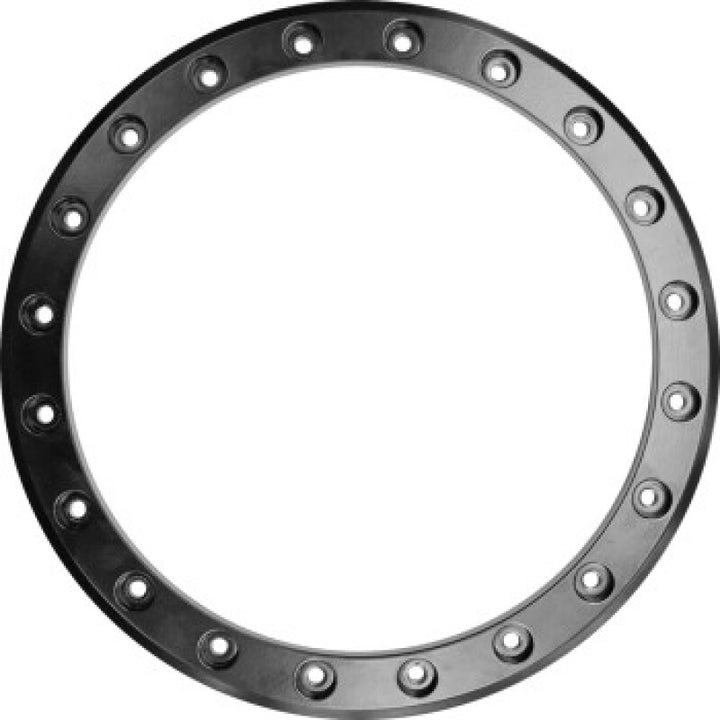 Raceline Beadlock Ring - Ryno - 15in - 20 Hole - 12mm - Black - Bull Strap