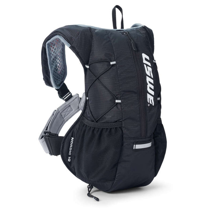 USWE Nordic Winter Hydration Pack 10L - Carbon Black - Bull Strap