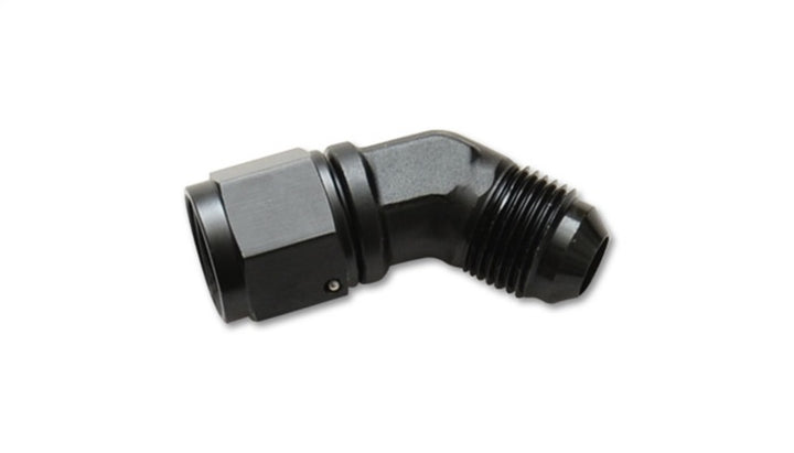 Vibrant -8AN Female to -8AN Male 45 Degree Swivel Adapter Fitting - Bull Strap
