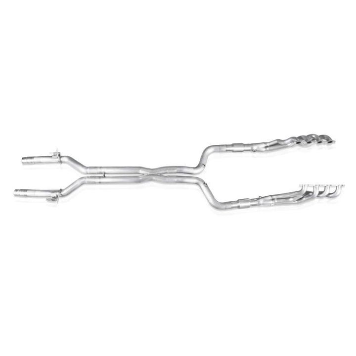 Stainless Works 2016-18 Camaro SS Headers 2in Primaries 3in High-Flow Cats X-Pipe AFM Delete - Bull Strap