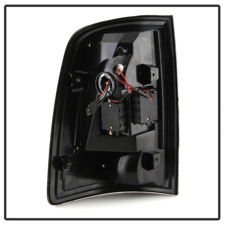 Spyder 09-16 Dodge Ram 1500 Light Bar LED Tail Lights - Black Smoke ALT-YD-DRAM09V2-LED-BSM - Bull Strap