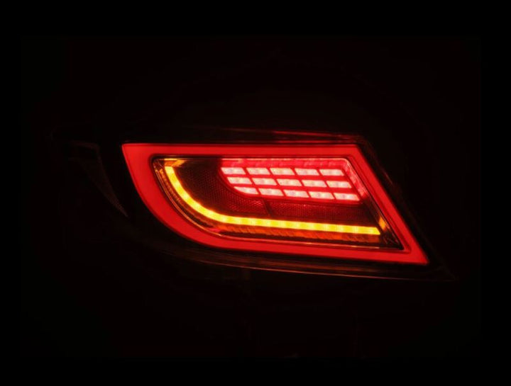 AlphaRex 22-24 Toyota GR86 LUXX LED Taillights Alpha-Black - Bull Strap