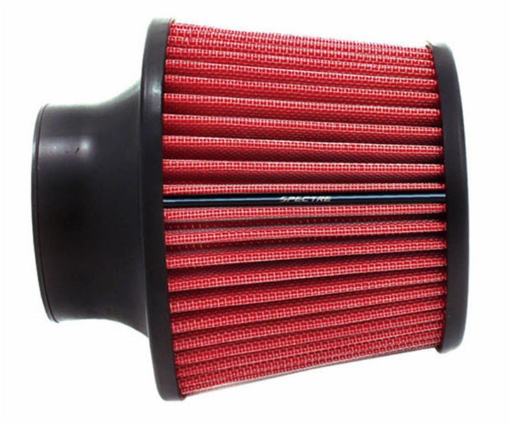 Spectre Conical Air Filter / Round Tapered 3in. - Red - Bull Strap