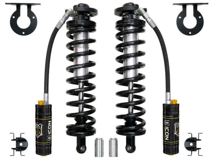 ICON 2005+ Ford F-250/F-350 Super Duty 4WD 4in 2.5 Series Shocks VS RR CDCV Bolt-In Conversion Kit - Bull Strap