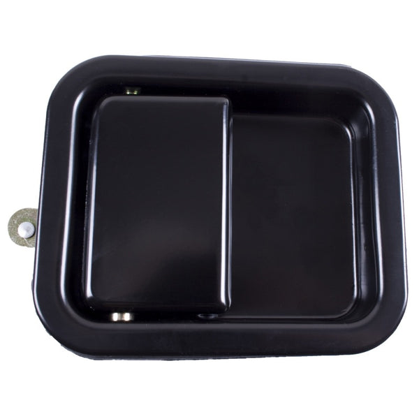 Omix Paddle Door Handle Black- 81-06 CJ & Wrangler - Bull Strap