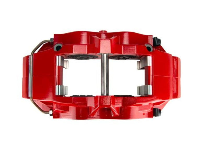 EBC Racing 05-11 Ford Focus ST (Mk2) Front Left Apollo-4 Red Caliper - Bull Strap