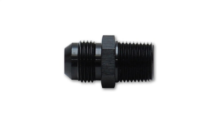 Vibrant -12AN to 3/4in NPT Straight Adapter Fitting - Aluminum - Bull Strap