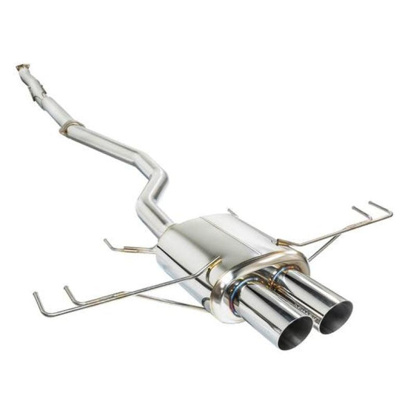 Remark 2017+ Honda Civic Sport (Non-Resonated) Cat-Back Exhaust w/Stainless Steel Tip Cover - Bull Strap