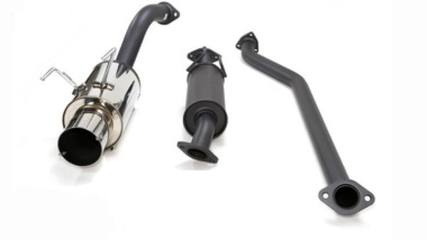 HKS HI-POWER Muffler CIVIC Si 2002 USA (SUS304 NO COATING) - Bull Strap