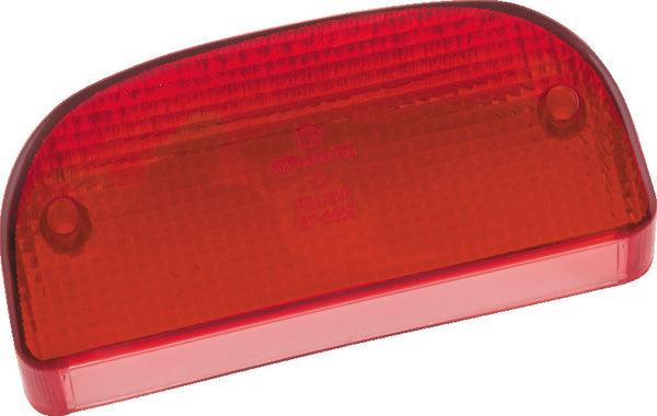 Bikers Choice Custom Fatbob Taillight Red Replacement Lens - Bull Strap