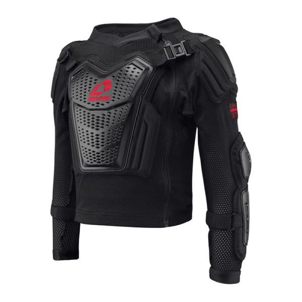 EVS Comp Suit Black/Red Youth - Large - Bull Strap